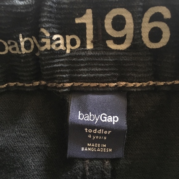 Black baby gap skinny corduroyed pants - Picture 4 of 4